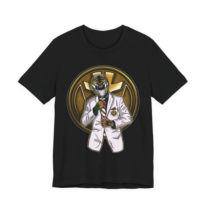 OG White Ranger Tee Super Sentai T Shirt Custom Graphic Art Cosplay Shirts Rangers Retro Vintage 90s