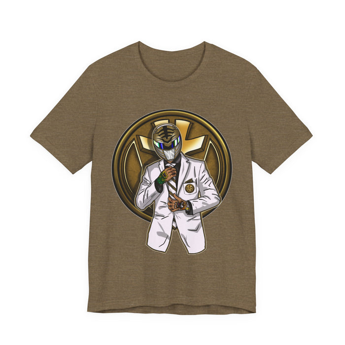 OG White Ranger Tee Super Sentai T Shirt Custom Graphic Art Cosplay Shirts Rangers Retro Vintage 90s
