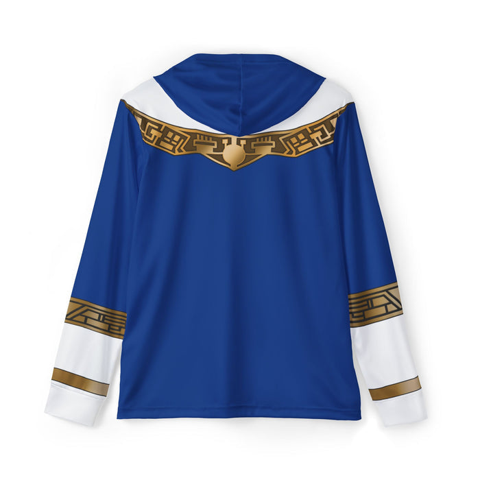Ohranger Blue Hoodie (Full Print) Lightweight, Breathable, workout, pull over, fitness Hoodie Super Sentai Custom