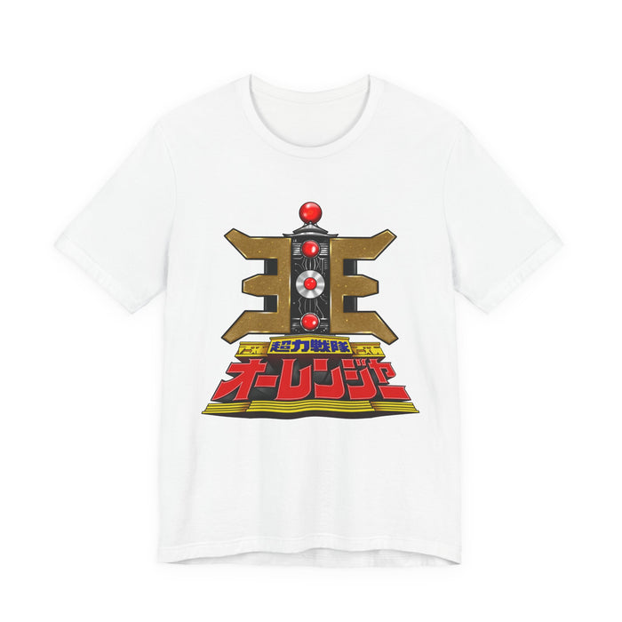 Ohranger Gold Power Staff Tee  Custom Graphic Art Cosplay Shirts Rangers Retro Vintage 90s