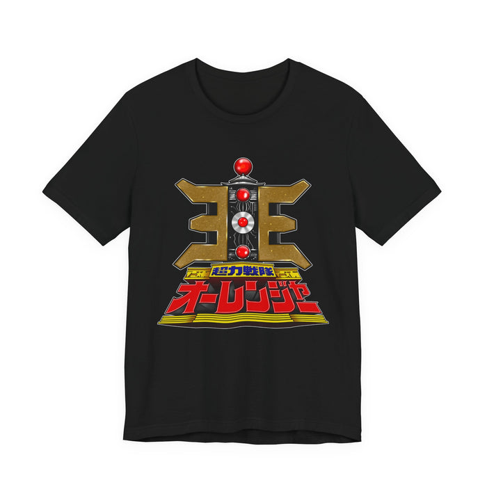 Ohranger Gold Power Staff Tee  Custom Graphic Art Cosplay Shirts Rangers Retro Vintage 90s