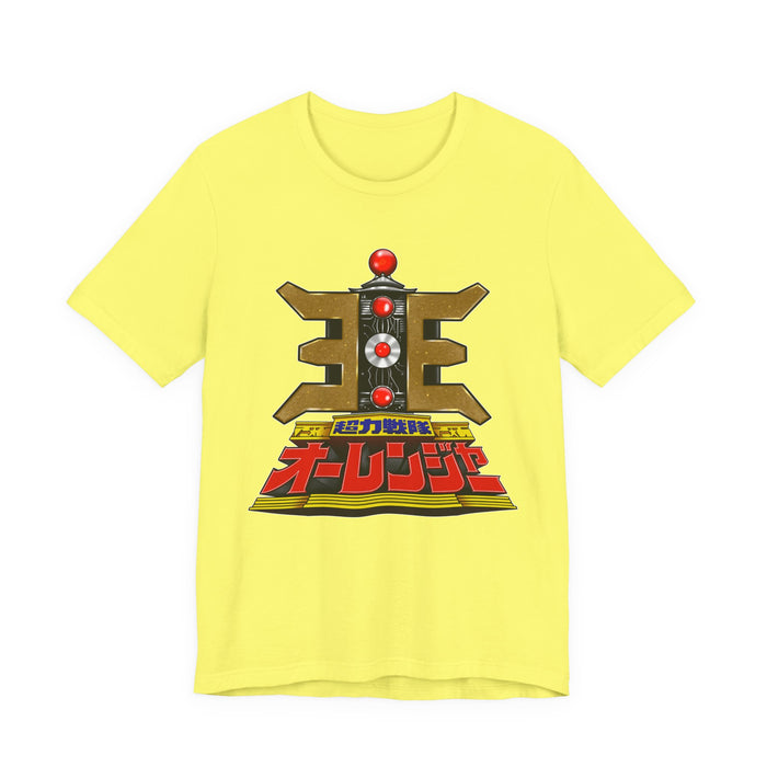 Ohranger Gold Power Staff Tee  Custom Graphic Art Cosplay Shirts Rangers Retro Vintage 90s