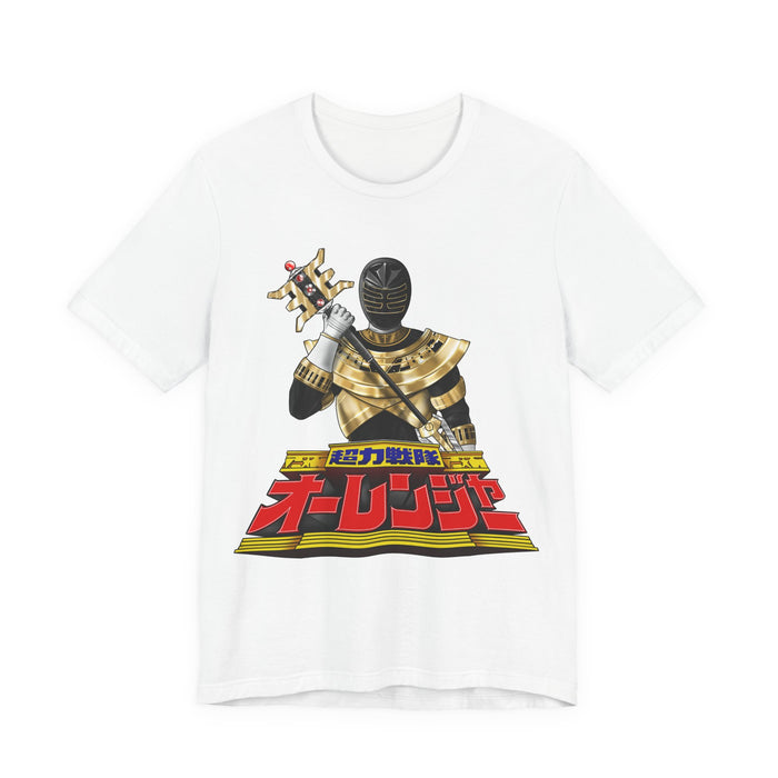 Ohranger Gold Ranger Super Sentai T Shirt Custom Graphic Art Cosplay Shirts Rangers Retro Vintage 90s