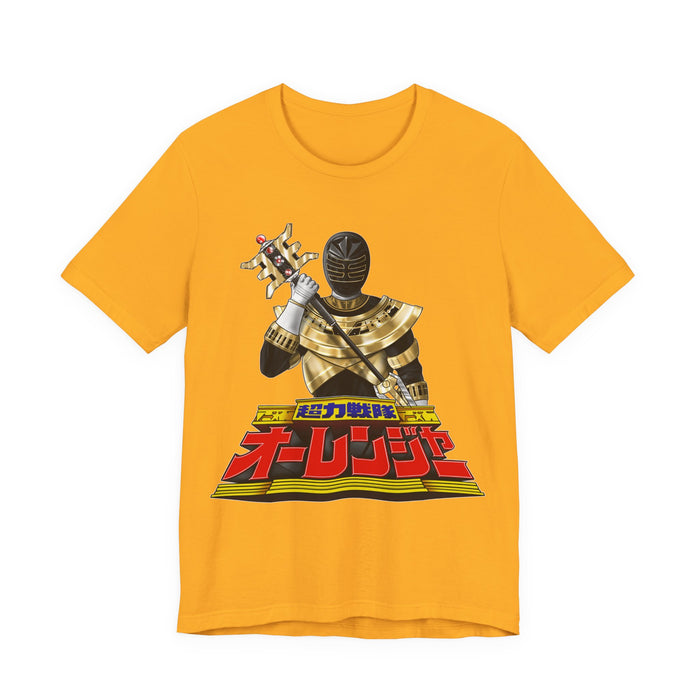 Ohranger Gold Ranger Super Sentai T Shirt Custom Graphic Art Cosplay Shirts Rangers Retro Vintage 90s