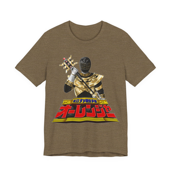 Ohranger Gold Ranger Super Sentai T Shirt Custom Graphic Art Cosplay Shirts Rangers Retro Vintage 90s