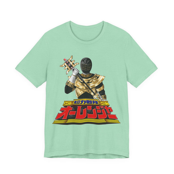 Ohranger Gold Ranger Super Sentai T Shirt Custom Graphic Art Cosplay Shirts Rangers Retro Vintage 90s