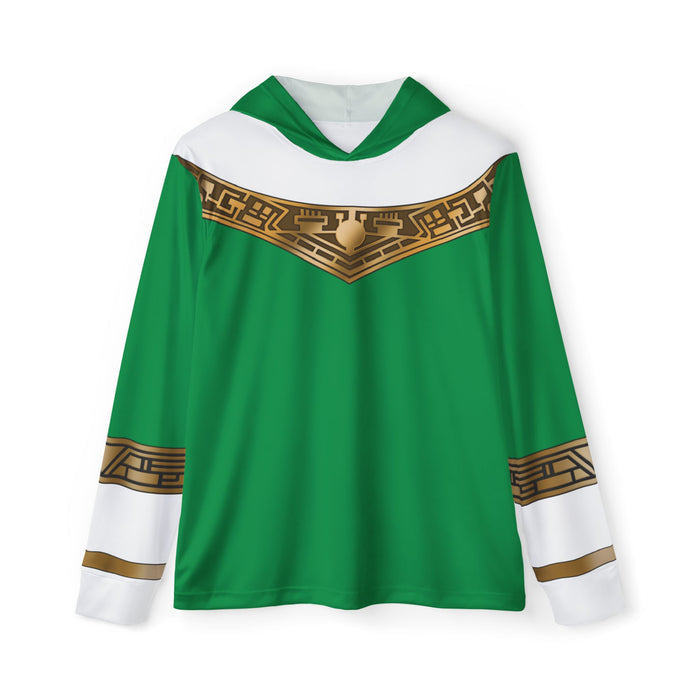 Ohranger green Hoodie (Full Print) Lightweight, Breathable, workout, pull over, fitness Hoodie Super Sentai Custom