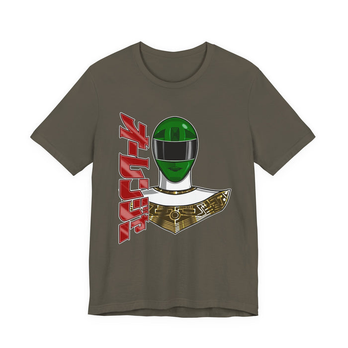 Ohranger Green Tee Super Sentai T Shirt Custom Graphic Art Cosplay Shirts Rangers Retro Vintage 90s
