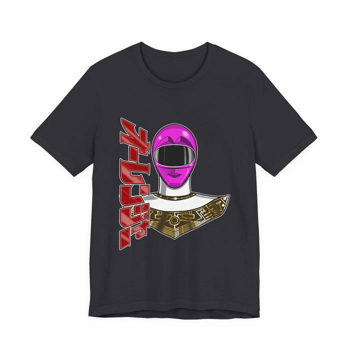 Ohranger Pink Tee Super Sentai T Shirt Custom Graphic Art Cosplay Shirts Rangers Retro Vintage 90s