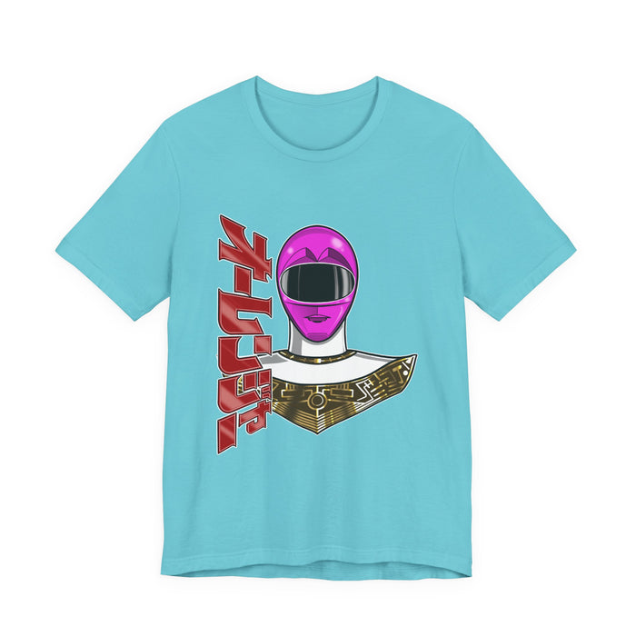 Ohranger Pink Tee Super Sentai T Shirt Custom Graphic Art Cosplay Shirts Rangers Retro Vintage 90s