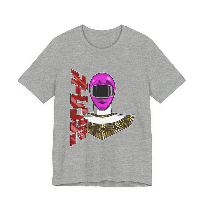 Ohranger Pink Tee Super Sentai T Shirt Custom Graphic Art Cosplay Shirts Rangers Retro Vintage 90s