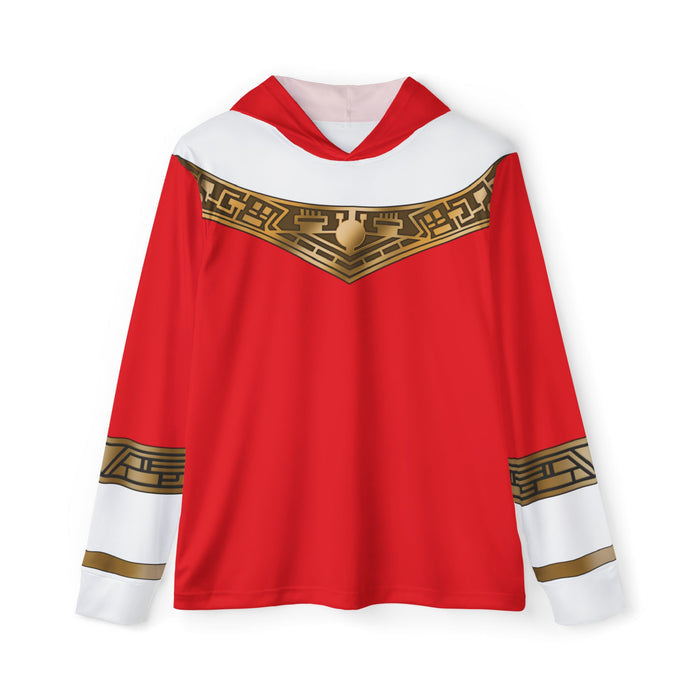 Ohranger Red Hoodie (Full Print) Lightweight, Breathable, workout, pull over, fitness Hoodie Super Sentai Custom