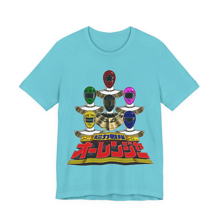 Ohranger Tee Super Sentai T Shirt Custom Graphic Art Cosplay Shirts Rangers Retro Vintage 90s