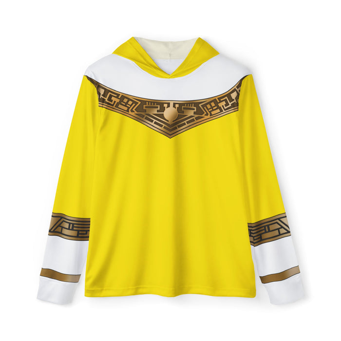 Ohranger Yellow Hoodie (Full Print) Lightweight, Breathable, workout, pull over, fitness Hoodie Super Sentai Custom