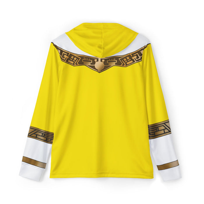 Ohranger Yellow Hoodie (Full Print) Lightweight, Breathable, workout, pull over, fitness Hoodie Super Sentai Custom