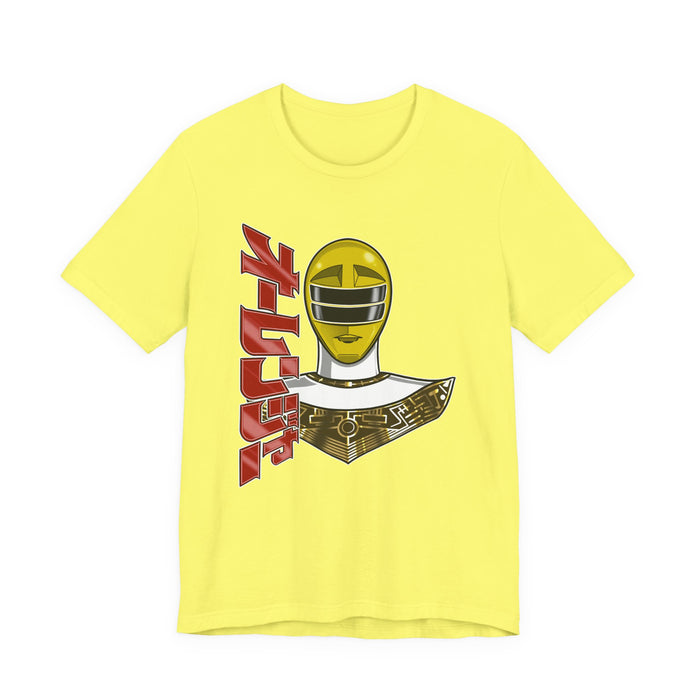 Ohranger Yellow Tee Super Sentai T Shirt Custom Graphic Art Cosplay Shirts Rangers Retro Vintage 90s