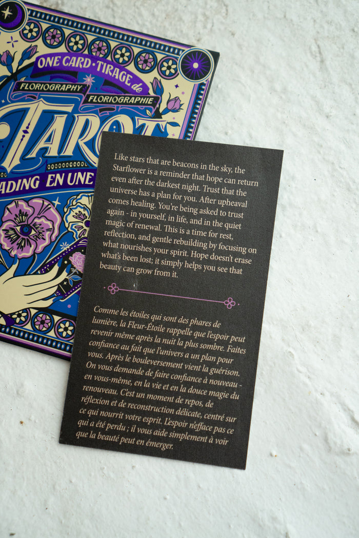 One Card Floriography Tarot Reading | Surprise Design
