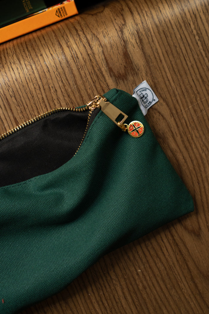 Patched Zipper Pouch - Pick Your Patch