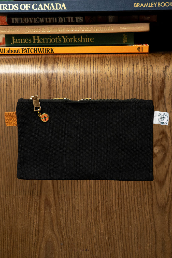 Patched Zipper Pouch - Pick Your Patch