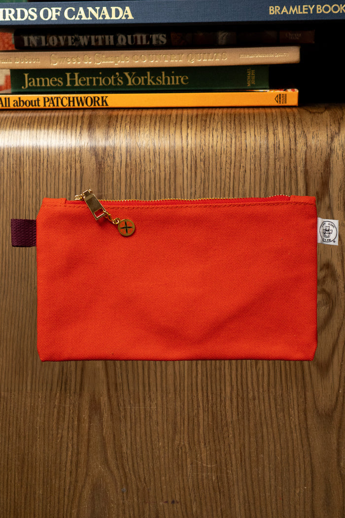 Patched Zipper Pouch - Pick Your Patch