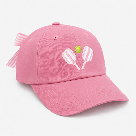Pickleball Bow Baseball Hat