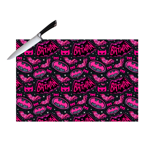 PINK BATMAN  CUTTING BOARD