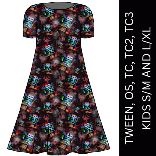 POPPIN HORROR DRESS