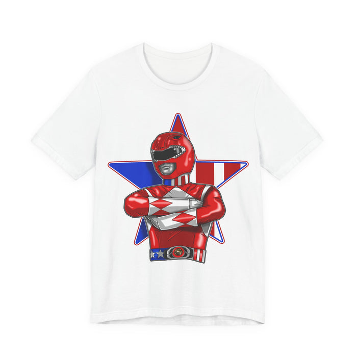 Powerfull Ranger Tee Super Sentai T Shirt Custom Graphic Art Cosplay Shirts Rangers Retro Vintage 90s