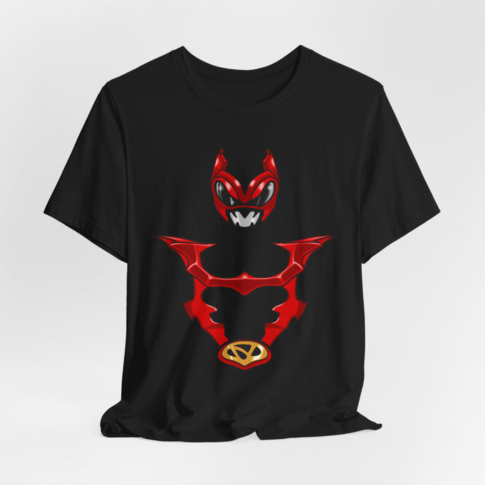 Psycho Red Tee Custom Graphic Art Cosplay Shirts Rangers Retro Vintage 90s