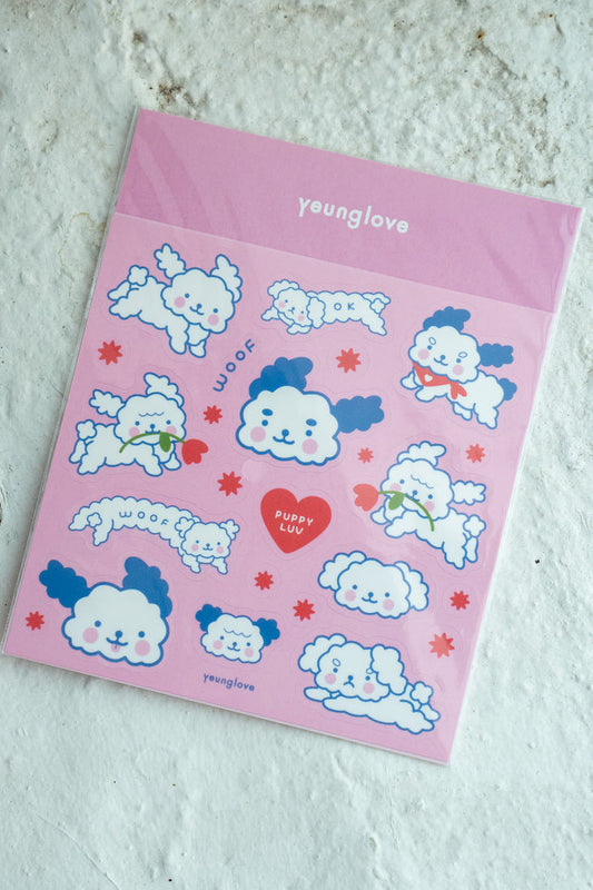 Puppyluv Sticker Sheet