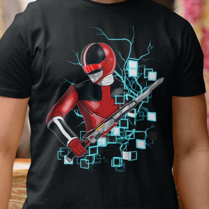 Quantum Ranger (SWORD) Tee Super Sentai T Shirt Custom Graphic Art Cosplay Shirts Rangers Retro Vintage 90s
