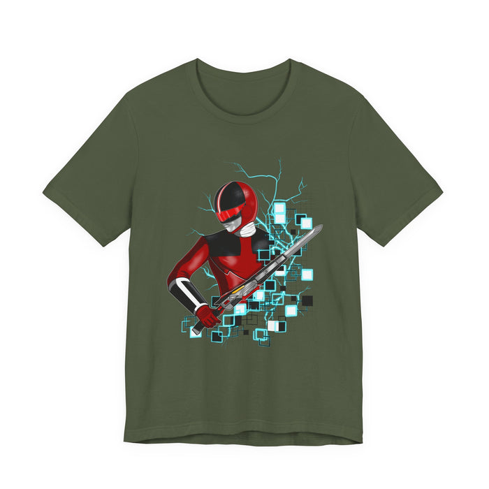 Quantum Ranger (SWORD) Tee Super Sentai T Shirt Custom Graphic Art Cosplay Shirts Rangers Retro Vintage 90s