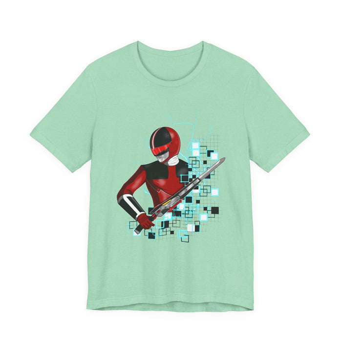 Quantum Ranger (SWORD) Tee Super Sentai T Shirt Custom Graphic Art Cosplay Shirts Rangers Retro Vintage 90s