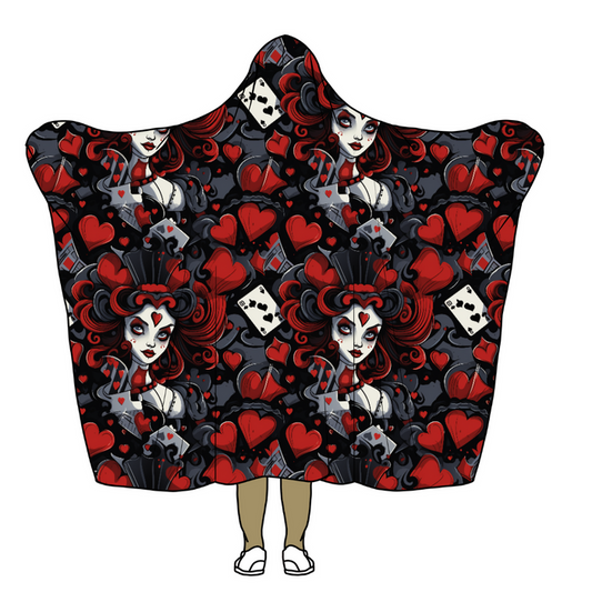 queen of hearts blanket