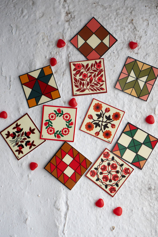 Quilt Block Gap Filler Sticker Pack
