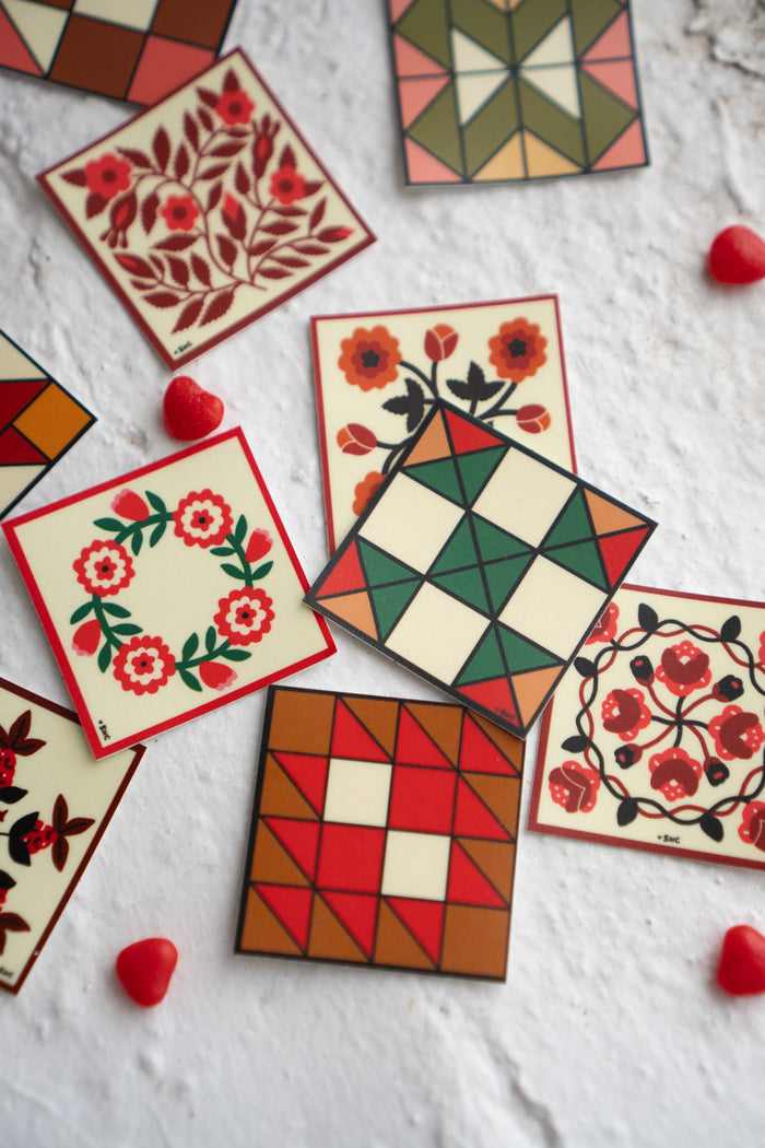 Quilt Block Gap Filler Sticker Pack