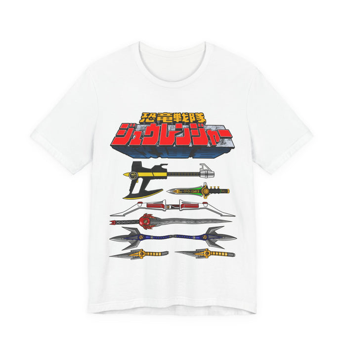Ranger Gear Tee Super Sentai T Shirt Custom Graphic Art Cosplay Shirts Rangers Retro Vintage 90s