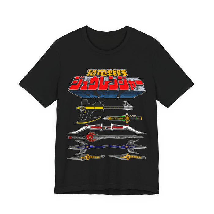 Ranger Gear Tee Super Sentai T Shirt Custom Graphic Art Cosplay Shirts Rangers Retro Vintage 90s