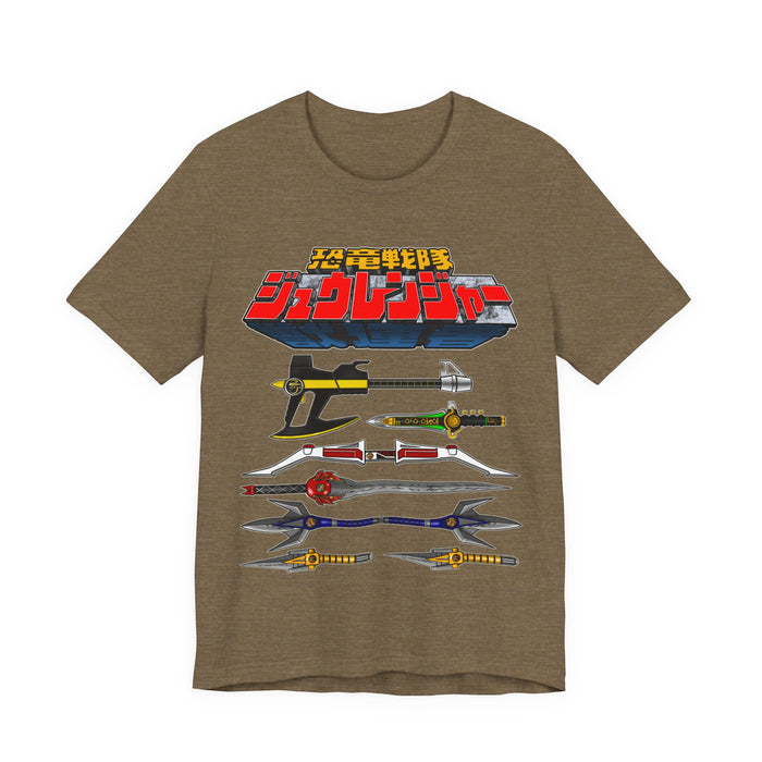 Ranger Gear Tee Super Sentai T Shirt Custom Graphic Art Cosplay Shirts Rangers Retro Vintage 90s