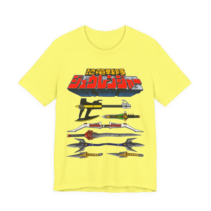Ranger Gear Tee Super Sentai T Shirt Custom Graphic Art Cosplay Shirts Rangers Retro Vintage 90s