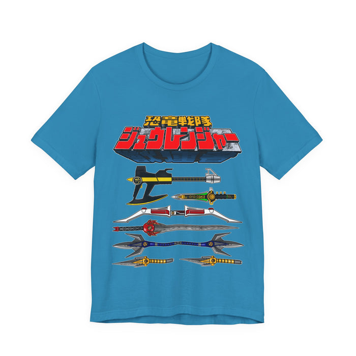 Ranger Gear Tee Super Sentai T Shirt Custom Graphic Art Cosplay Shirts Rangers Retro Vintage 90s