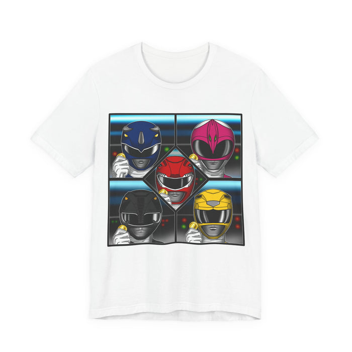 Rangers Zord Tee Super Sentai T Shirt Custom Graphic Art Cosplay Shirts Rangers Retro Vintage 90s
