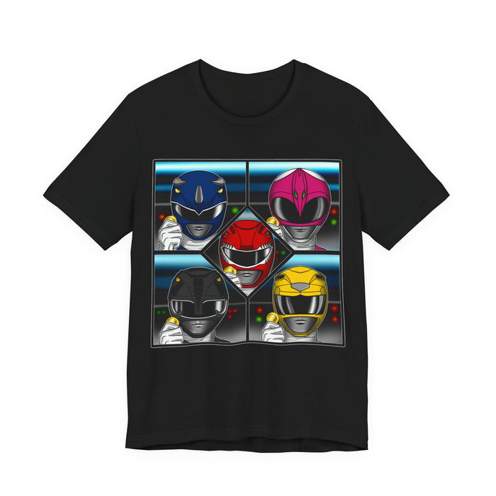 Rangers Zord Tee Super Sentai T Shirt Custom Graphic Art Cosplay Shirts Rangers Retro Vintage 90s