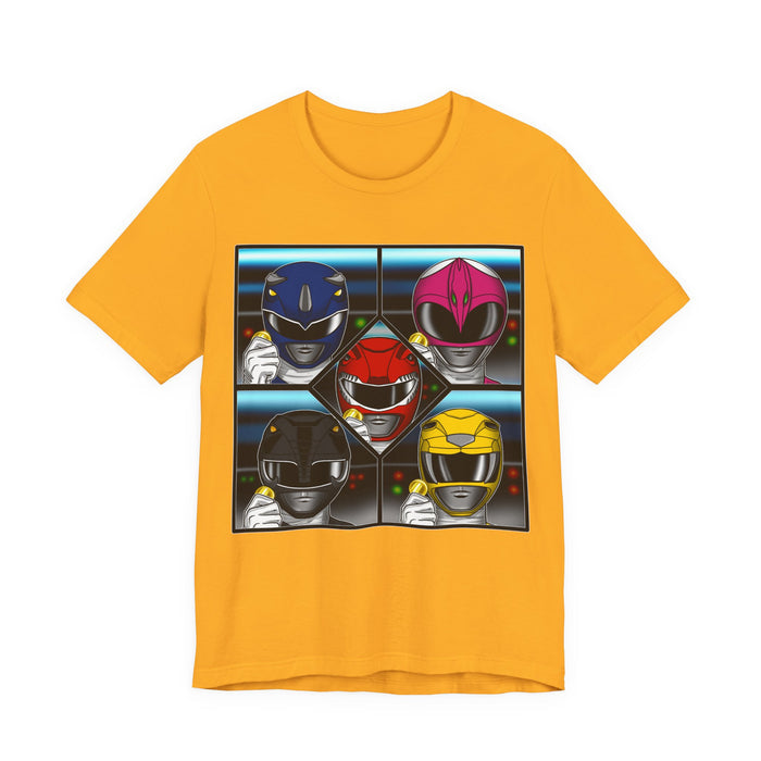 Rangers Zord Tee Super Sentai T Shirt Custom Graphic Art Cosplay Shirts Rangers Retro Vintage 90s