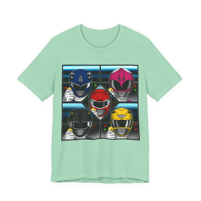 Rangers Zord Tee Super Sentai T Shirt Custom Graphic Art Cosplay Shirts Rangers Retro Vintage 90s