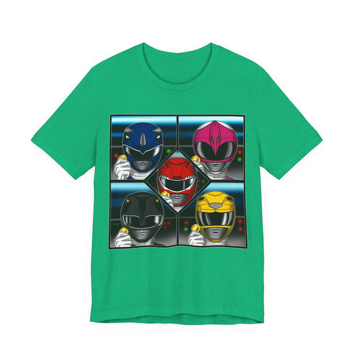 Rangers Zord Tee Super Sentai T Shirt Custom Graphic Art Cosplay Shirts Rangers Retro Vintage 90s