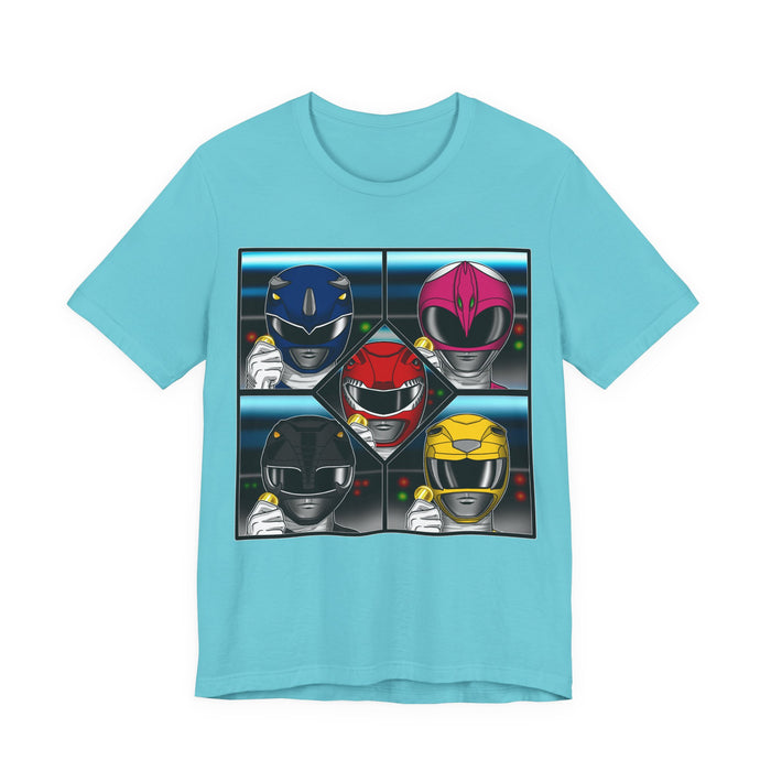 Rangers Zord Tee Super Sentai T Shirt Custom Graphic Art Cosplay Shirts Rangers Retro Vintage 90s
