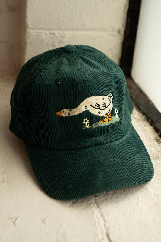 Reaching Corduroy Dad Hat | Emerald