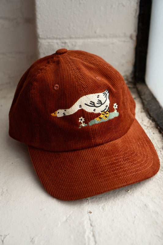 Reaching Corduroy Dad Hat | Rust