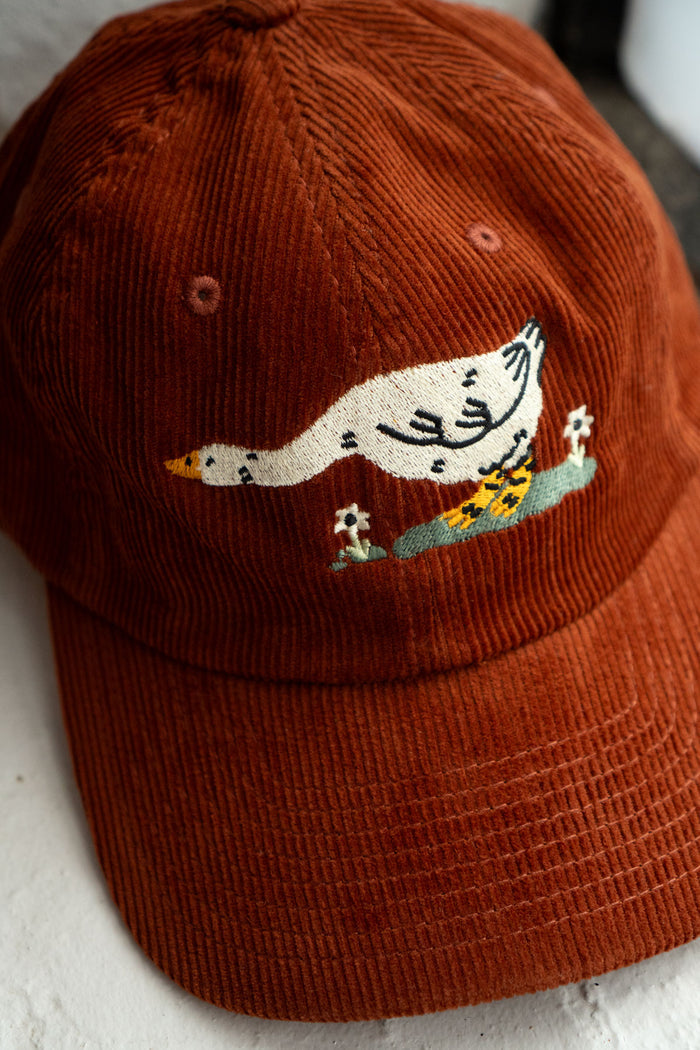 Reaching Corduroy Dad Hat | Rust